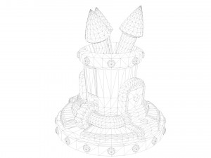 3D Primrose Egypt - Game Ready model Model 3D