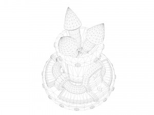 3D Primrose Egypt - Game Ready model Model 3D