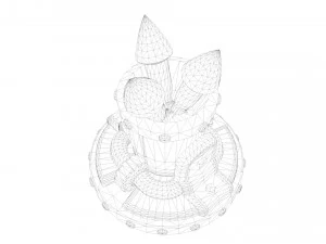 3D Primrose Egypt - Game Ready model 3D Model