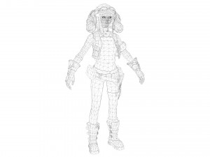 3D Primrose Egypt - Game Ready model Model 3D