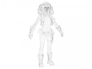 3D Primrose Egypt - Game Ready model 3D Model
