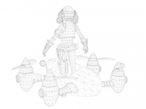 3D Primrose Egypt - Game Ready model Model 3D