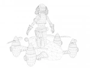 3D Primrose Egypt - Game Ready model 3D Model