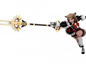 Supery girl 3 rigged 3D Model