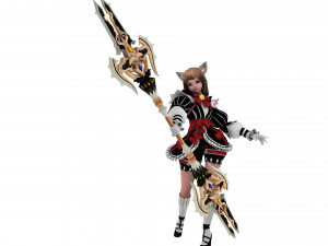 Supery girl 3 rigged 3D Model