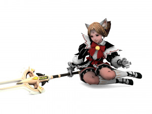 Supery girl 3 rigged 3D Model