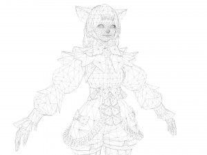 Supery girl 3 rigged 3D Model