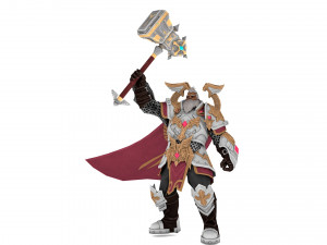 Warrior Rigged 3D 모델