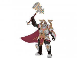 Warrior Rigged 3D Model