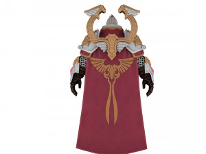 Warrior Rigged 3D Model