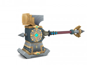 Warrior Rigged 3D 모델