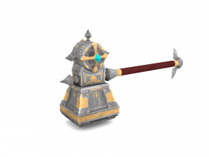 Warrior Rigged 3D 모델
