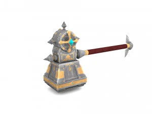 Warrior Rigged 3D Model