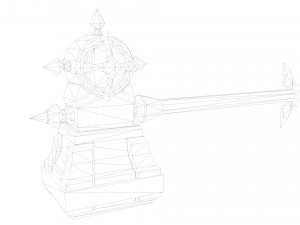 Warrior Rigged 3D 모델