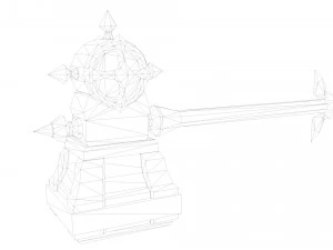 Warrior Rigged 3D Model
