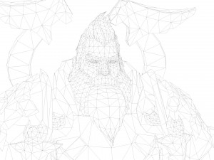 Warrior Rigged 3D 모델