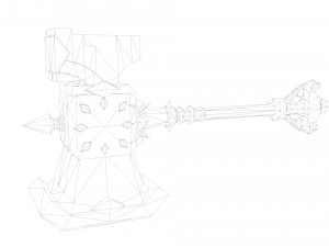 Warrior Rigged 3D 모델