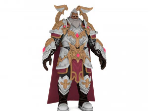 Warrior Rigged 3D Model