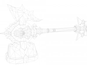 Warrior Rigged 3D 모델