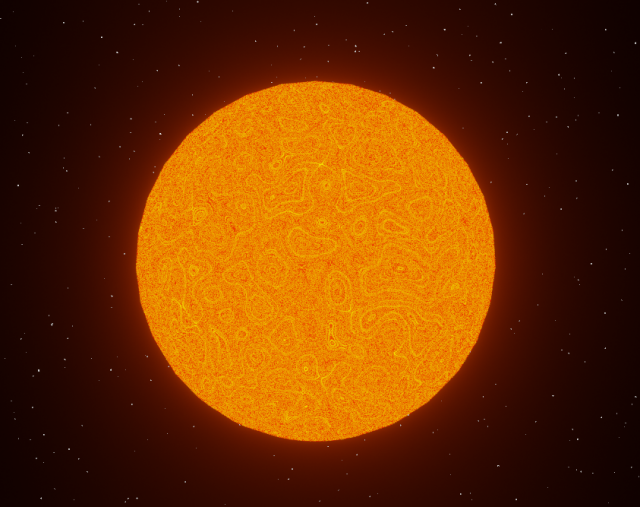 Sun and space 3D Model .c4d .max .obj .3ds .fbx .stl .blend 