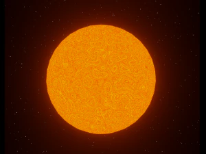 Sun and space 3D Model