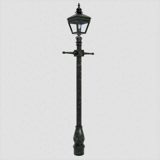 StreetLamp01 3D Model .c4d .max .obj .3ds .fbx .stl .blend