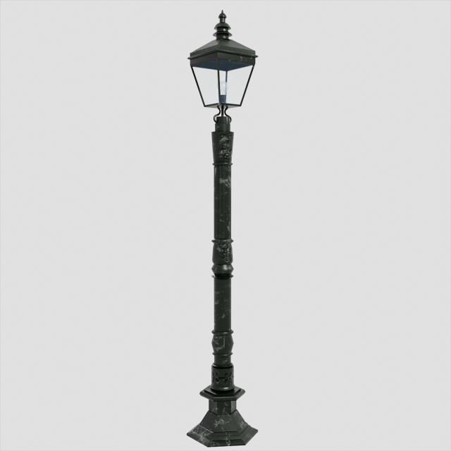 StreetLamp02 Model 3D .c4d .max .obj .3ds .fbx .stl .blend 