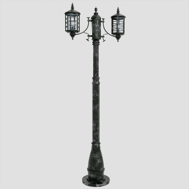StreetLamp06 Model 3D .c4d .max .obj .3ds .fbx .stl .blend 