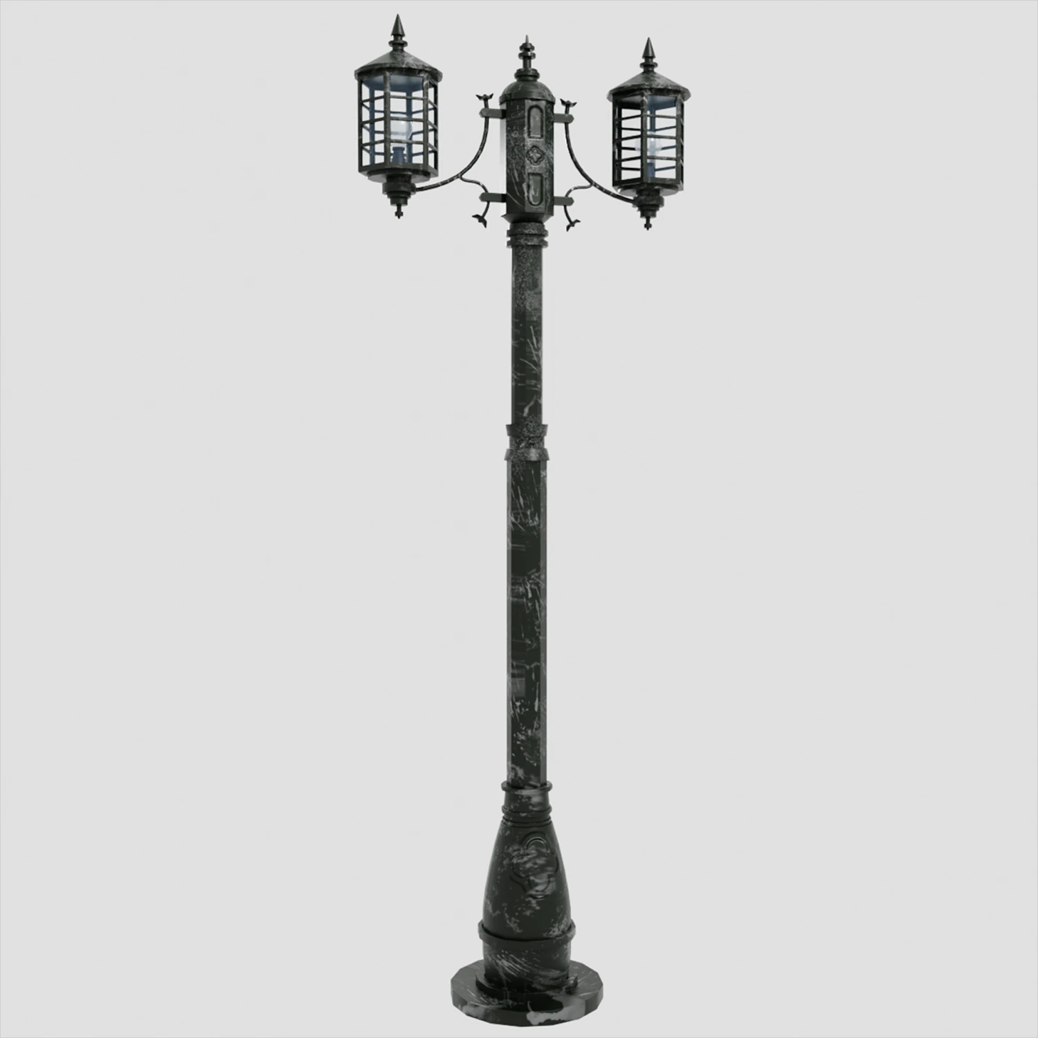 StreetLamp06 3D Model .c4d .max .obj .3ds .fbx .stl .blend 