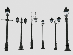 StreetLamps6Pack Vol 1 3Dモデル