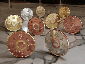 Metallic Coins Pack01 3D Model