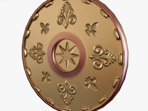 Metallic Coins Pack01 3D Model