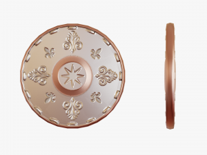 Metallic Coins Pack01 Model 3D