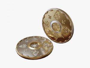 Metallic Coins Pack01 3D Model