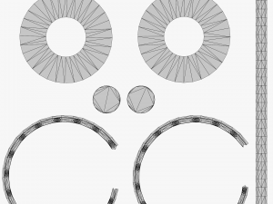Metallic Coins Pack01 Model 3D