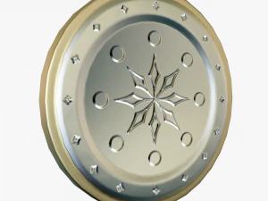 Metallic Coins Pack01 3D Model