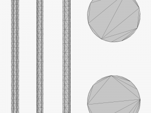 Metallic Coins Pack01 Model 3D