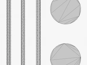 Metallic Coins Pack01 3D Model