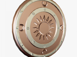 Metallic Coins Pack01 Model 3D