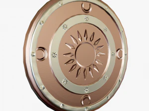 Metallic Coins Pack01 3D Model