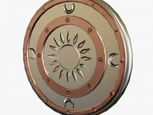 Metallic Coins Pack01 Model 3D