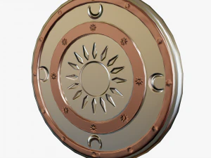 Metallic Coins Pack01 3D Model