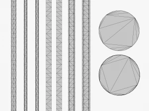 Metallic Coins Pack01 3D Model