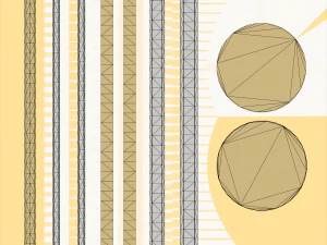 Metallic Coins Pack01 3D Model