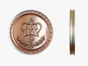 Metallic Coins Pack02 3D Model