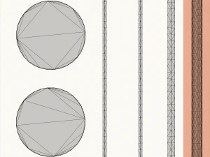 Metallic Coins Pack02 3D Model