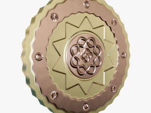 Metallic Coins Pack02 3D Model