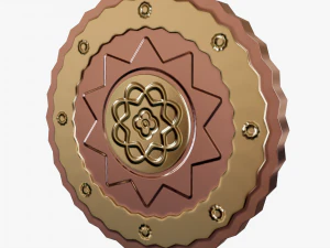 Metallic Coins Pack02 3D Model