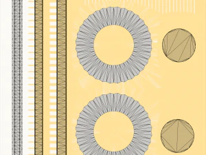 Metallic Coins Pack02 3D Model