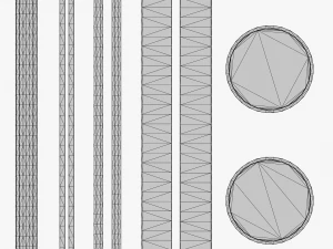 Metallic Coins Pack02 3D Model